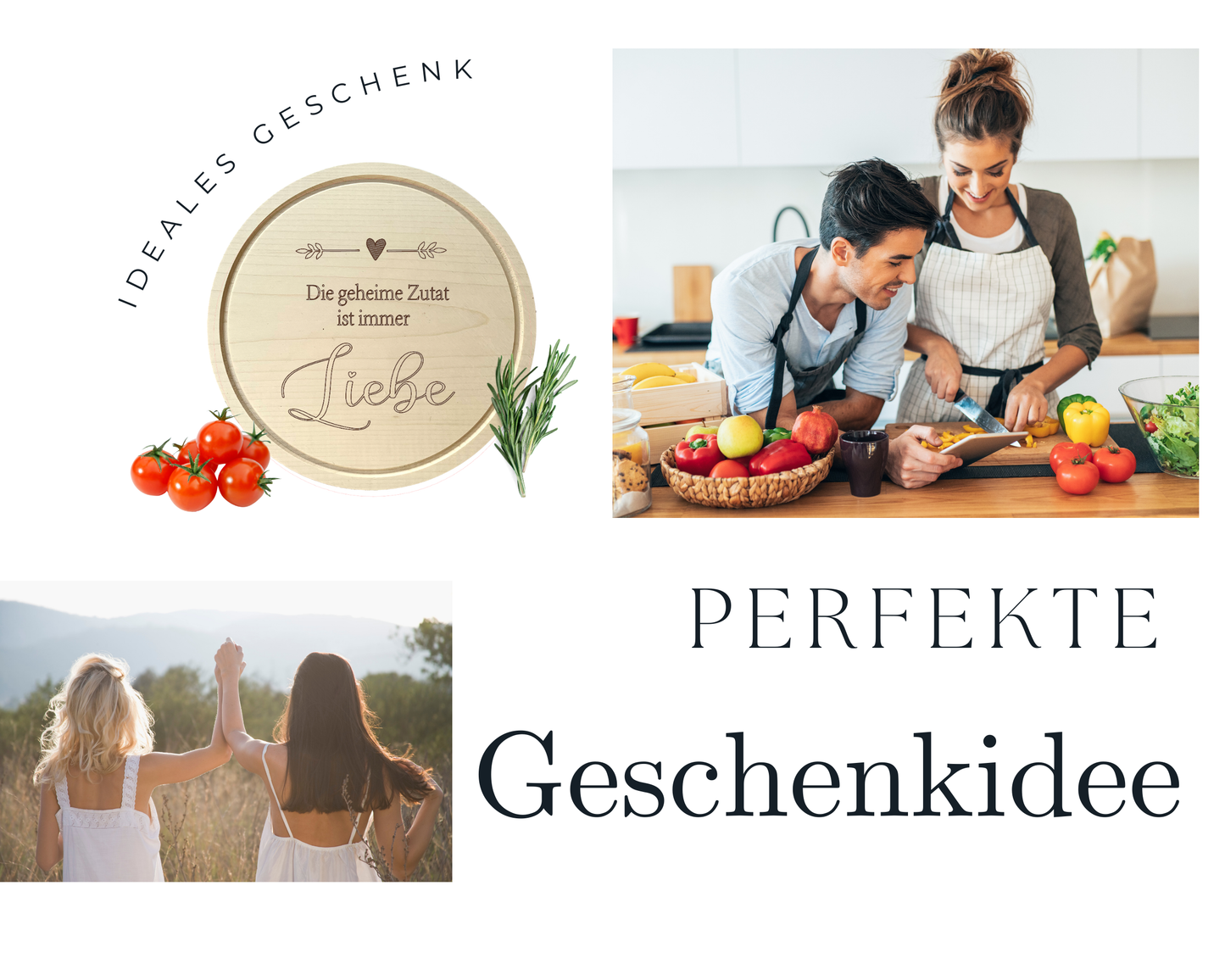 Geschenkidee Geburtstag - Schneidebrett mit Spruch