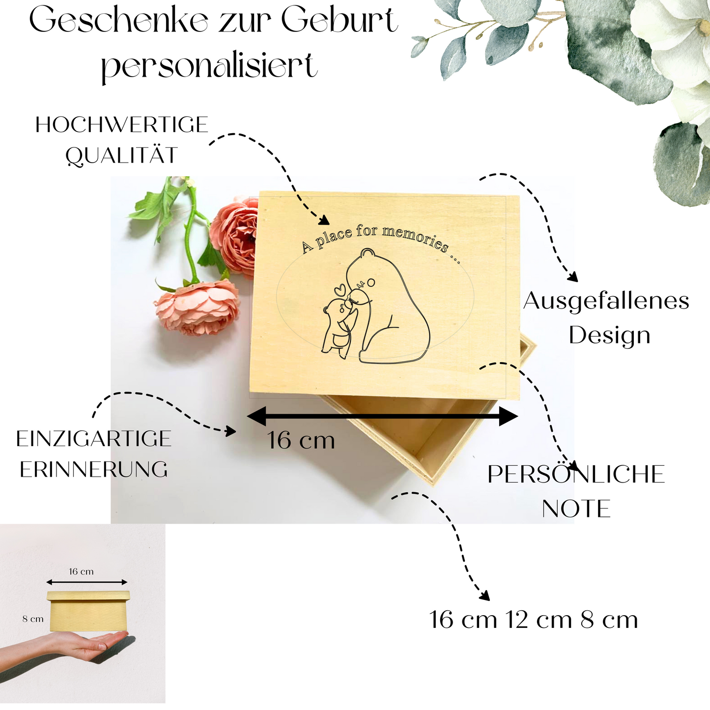 Erinnerungsbox Baby - Geschenke zur Geburt