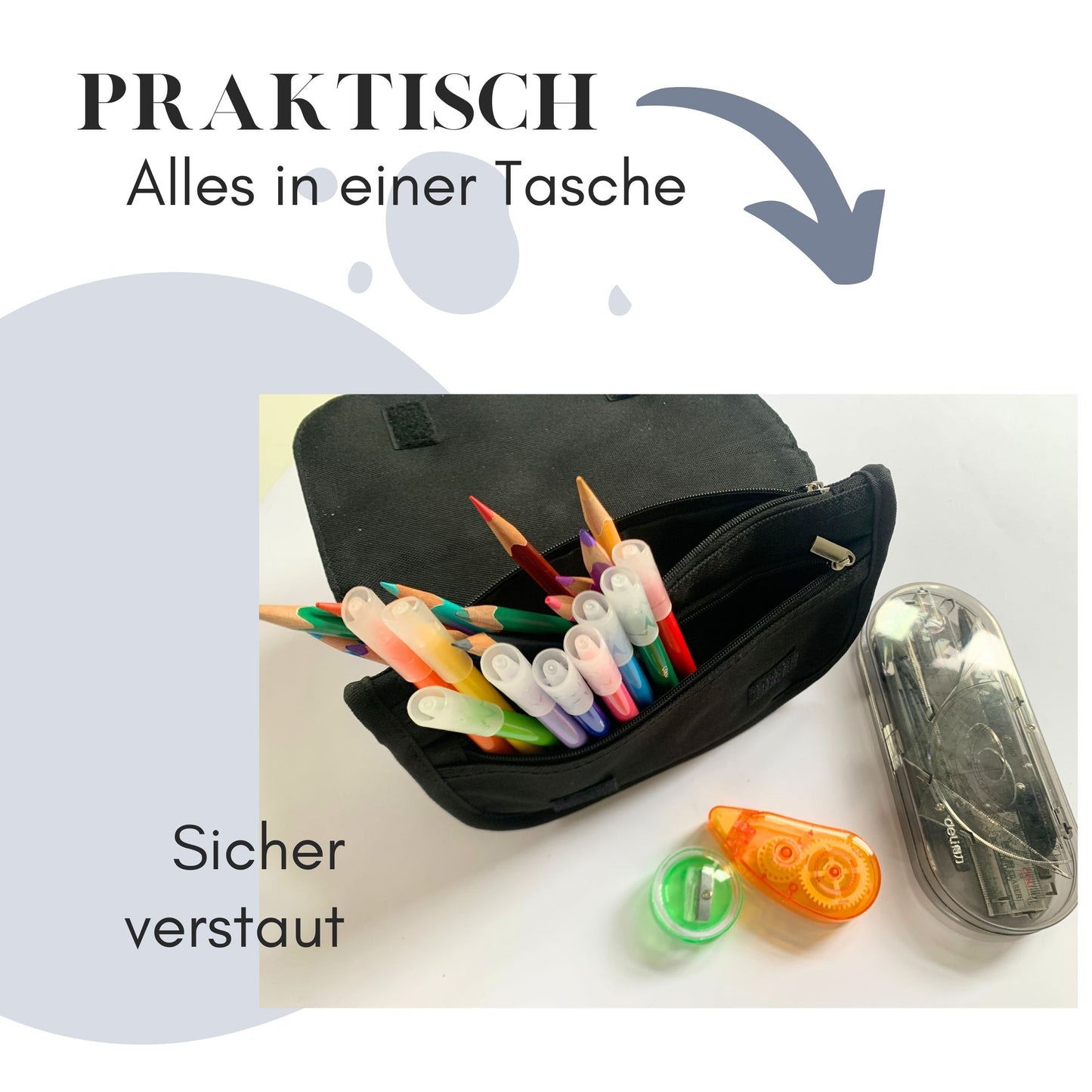 Federmäppchen Mädchen 5. Klasse personalisiert