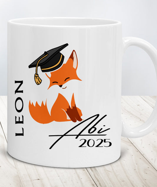 Abi Geschenk 2025 - Tasse mit Namen personalisiert