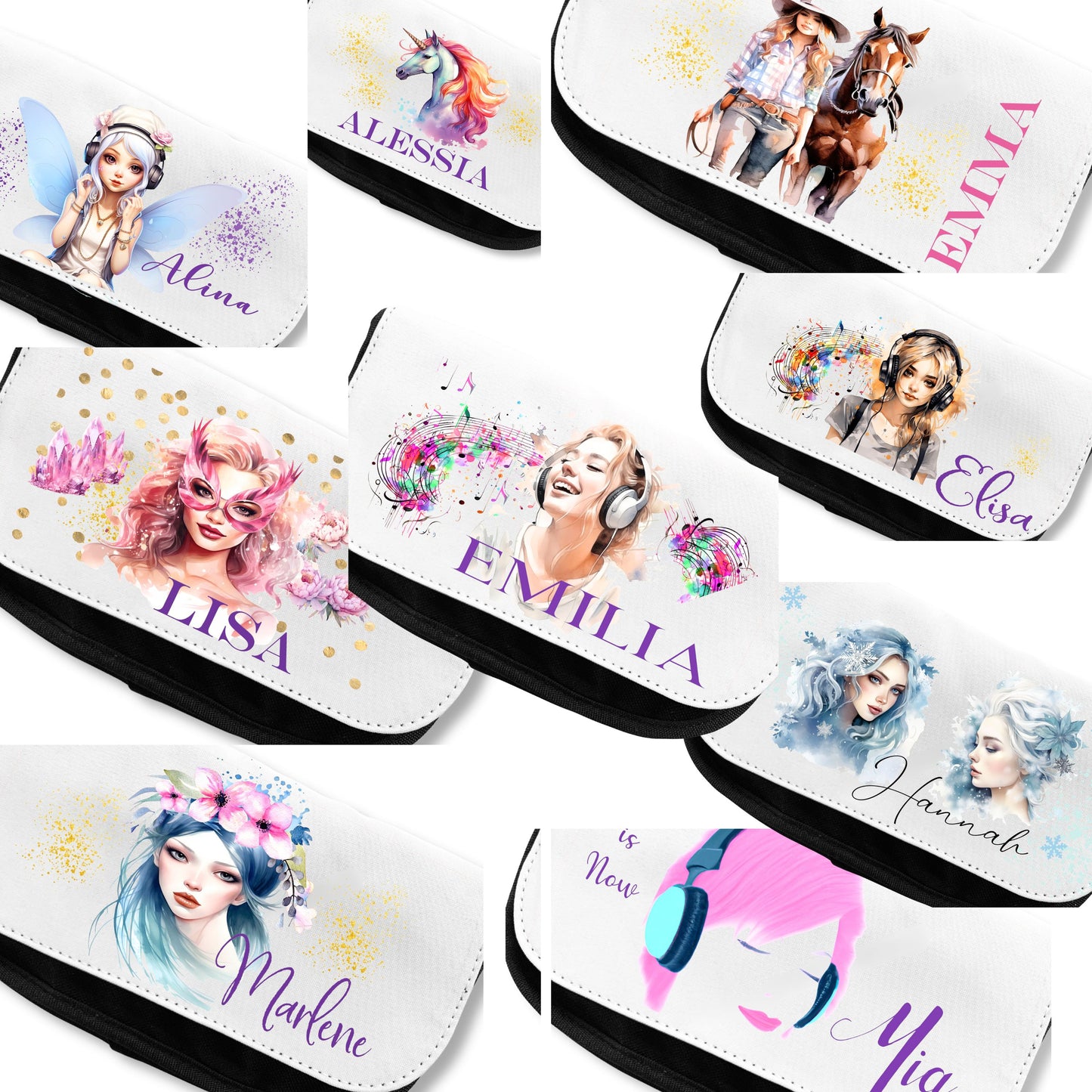 Federmäppchen Mädchen 5. Klasse personalisiert