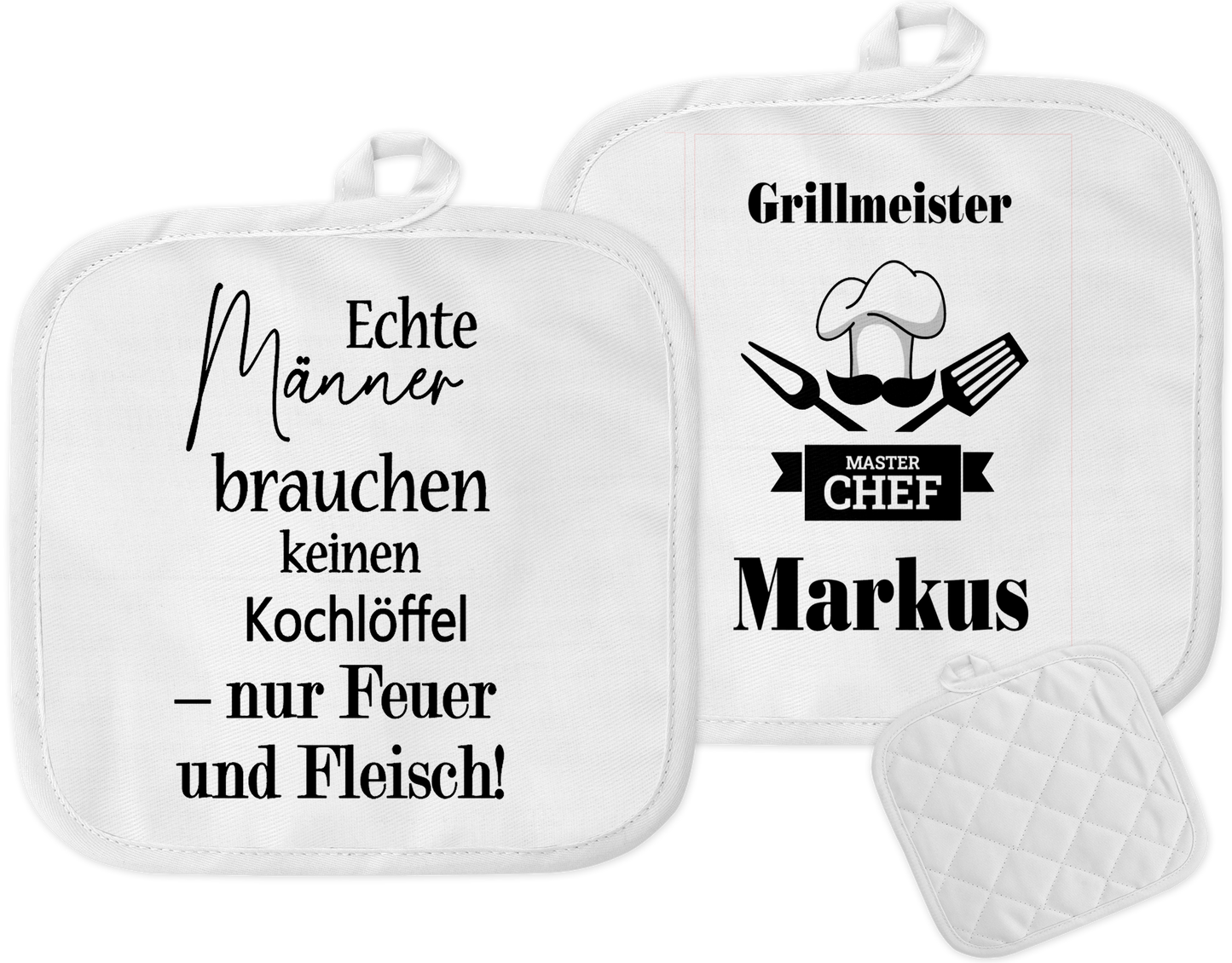 Geschenk für Papas - lustiges Grill Geschenk - Topfhandschuhe