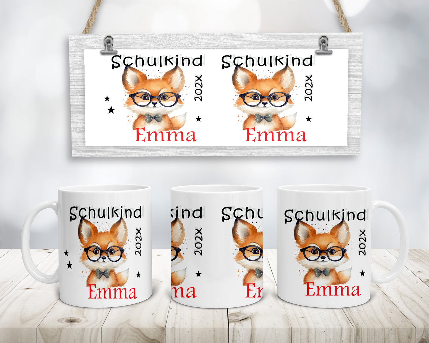 Geschenke zur Einschulung Ideen Patenkind - Tasse mit Namen