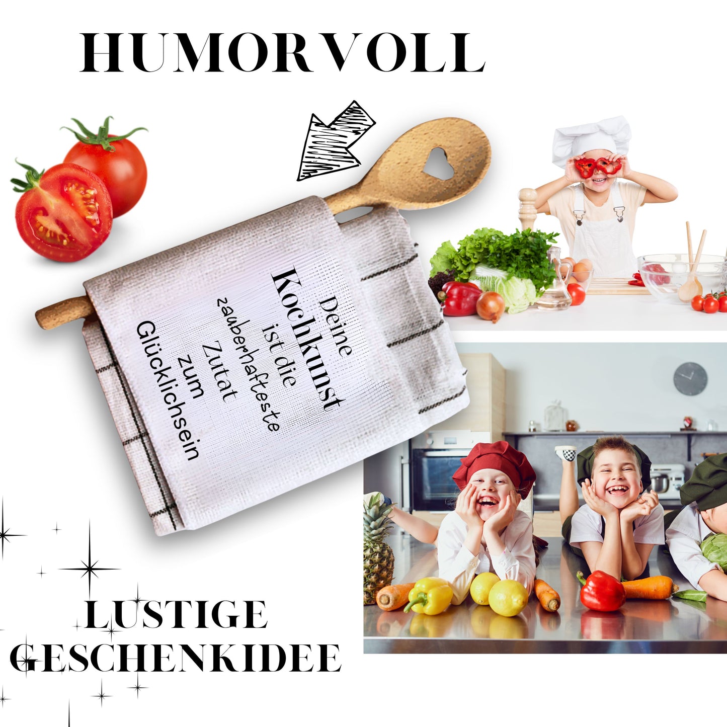 Geschenke für Mann - Küchen-Set mit Spruch