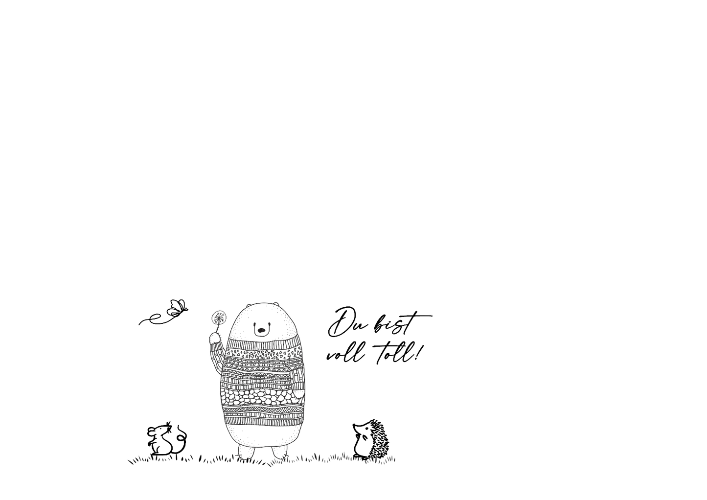 Geschenkidee für Kinder - Tasse „Du bist voll toll“