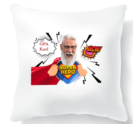 Personalisierte Geschenke Opa  Lustig - Fotogeschenk Fotokissen personalisiert