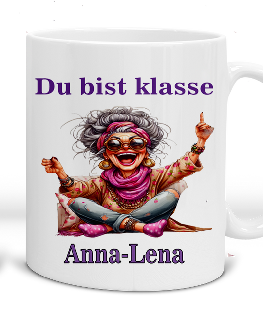 Lustige personalisierte Geschenke - Geschenkidee Freundin Schwester Mutter Oma