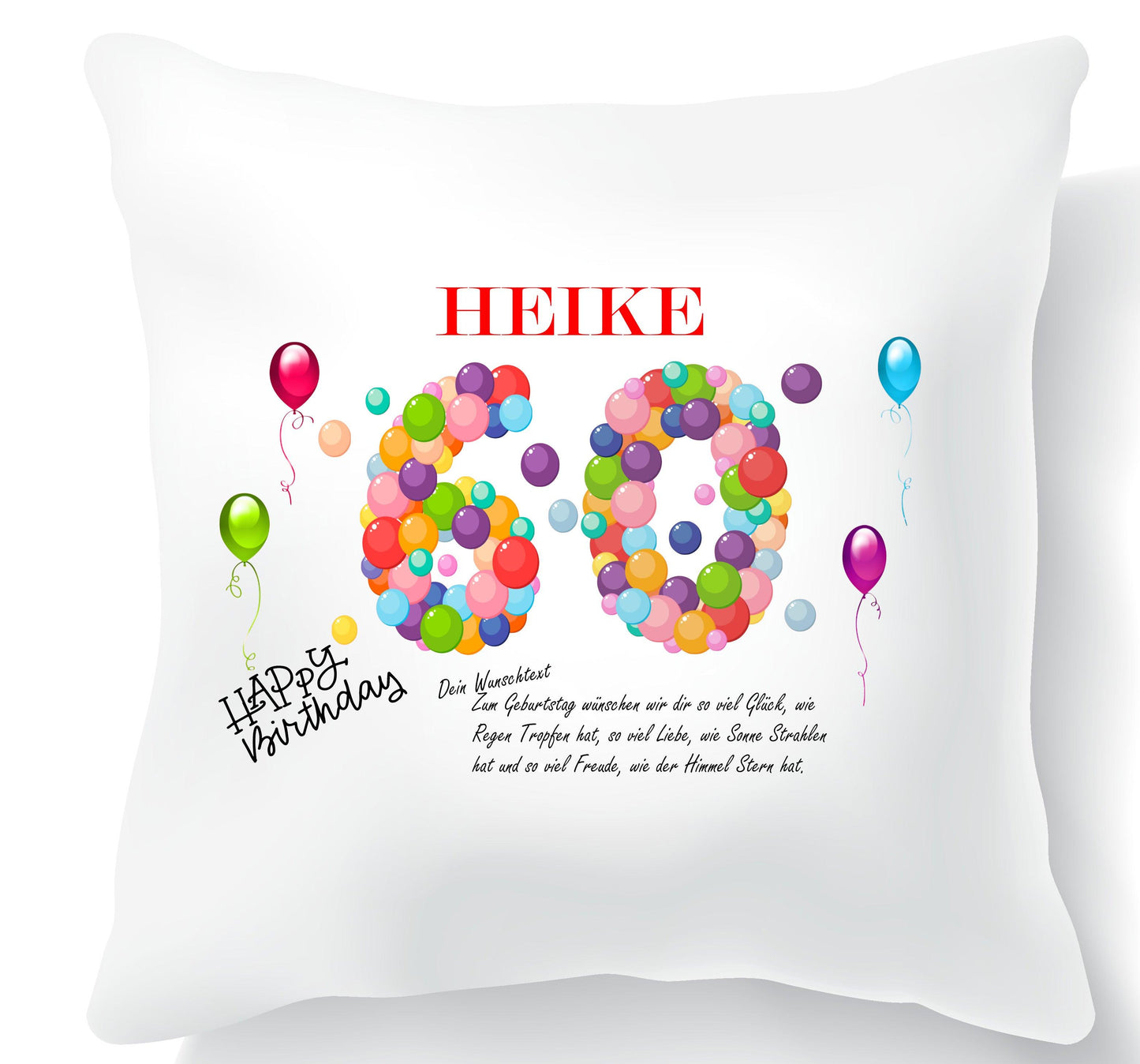 60 Geburtstag Frau Geschenk - Geburtstagsgeschenk personalisiert