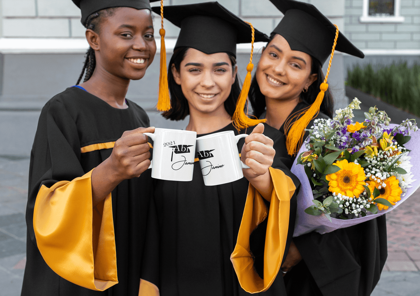 Geschenke zum Abitur - Abitur Geschenk Junge Mädchen - Geschenk Idee Abi 2024 - Tasse mit Namen personalisiert