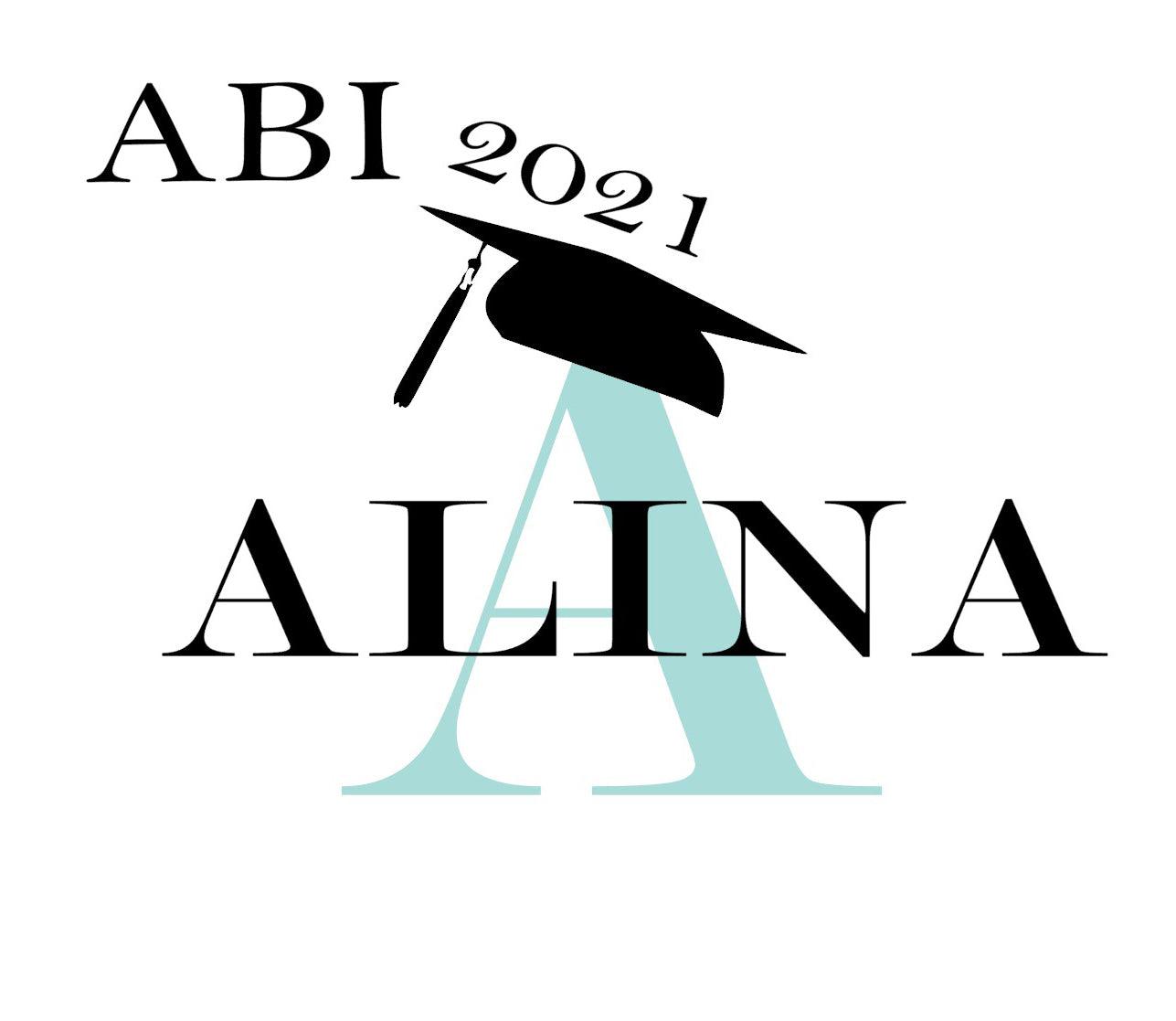 Geschenke zum Abitur - Abi Geschenk-Idee Jungen & Mädchen 2024 - Tasse mit Namen personalisiert