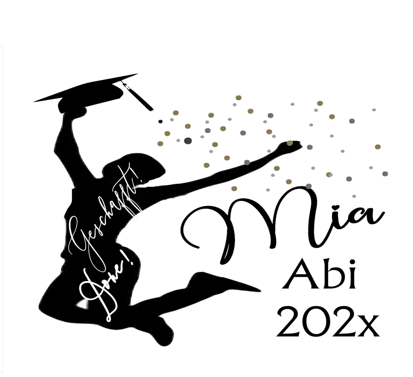 Geschenke zum Abitur -Abitur Geschenke 2024 Jungen Mädchen - Tasse mit Namen personalisiert