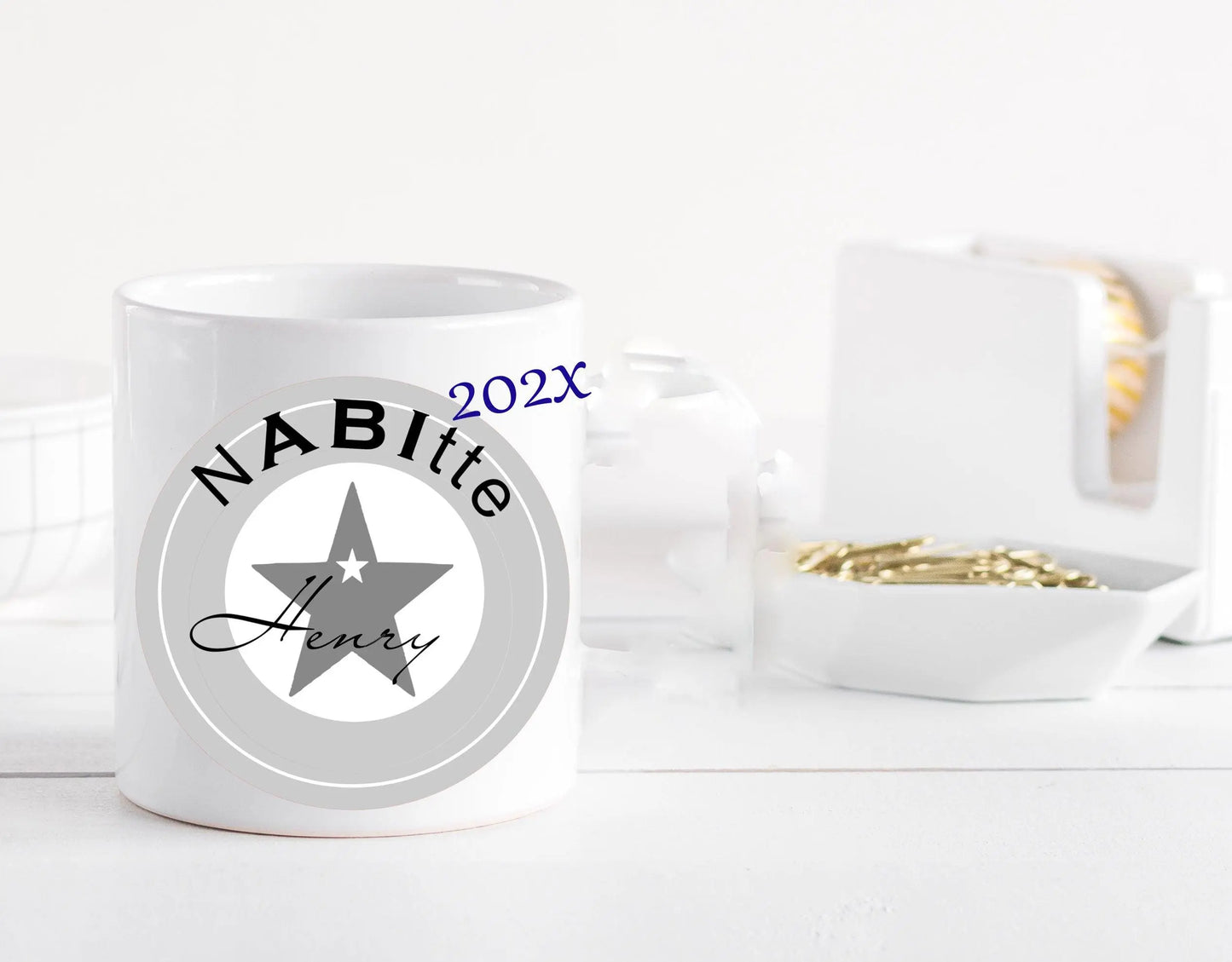 Geschenke zum Abitur - Abi Geschenk Junge - Tasse zum Abitur 2024 - Tasse mit Namen personalisiert