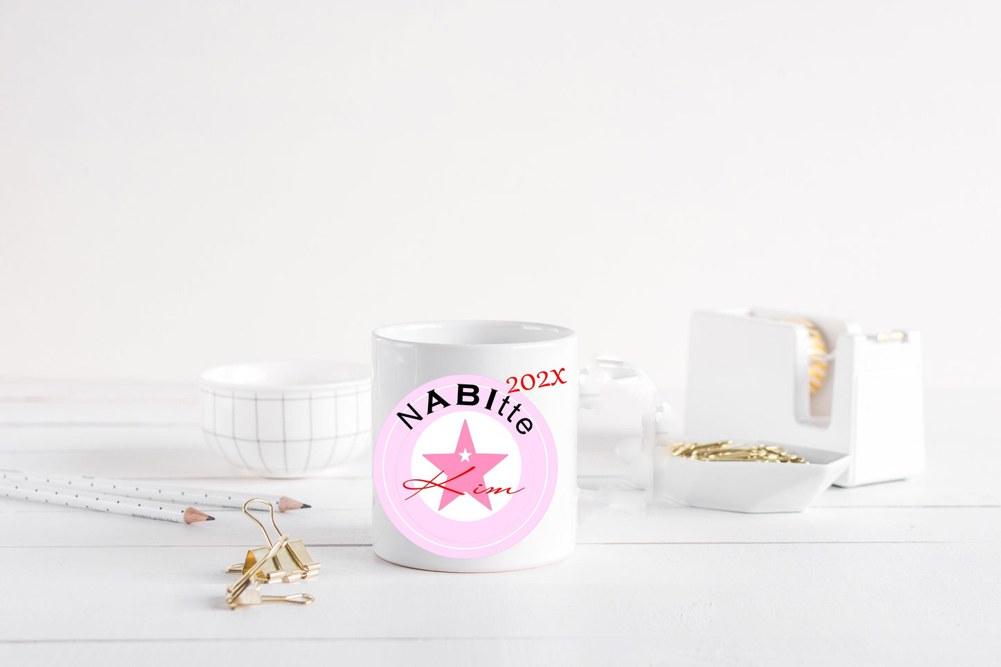 Geschenke zum Abitur - Abi Geschenk Mädchen 2024 - Tasse mit Namen personalisiert