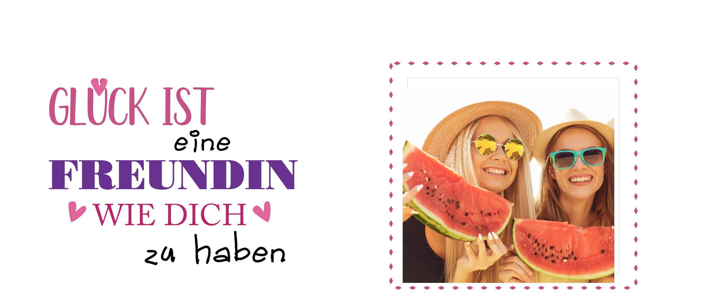 BFF Tasse beste Freundin - personalisiert mit Bild