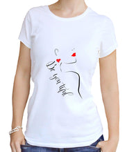 Lade das Bild in den Galerie-Viewer, Coole Damen Mädchen BIO T-Shirts mit Spruch Print bedruckt SPOD
