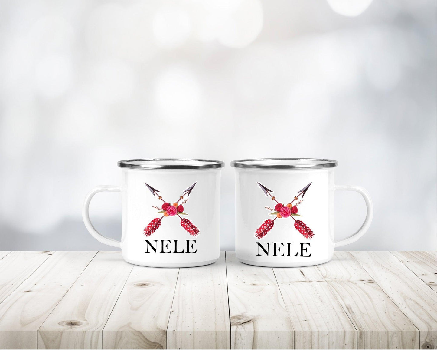 Emaille-Tasse - Geschenk beste Freundin
