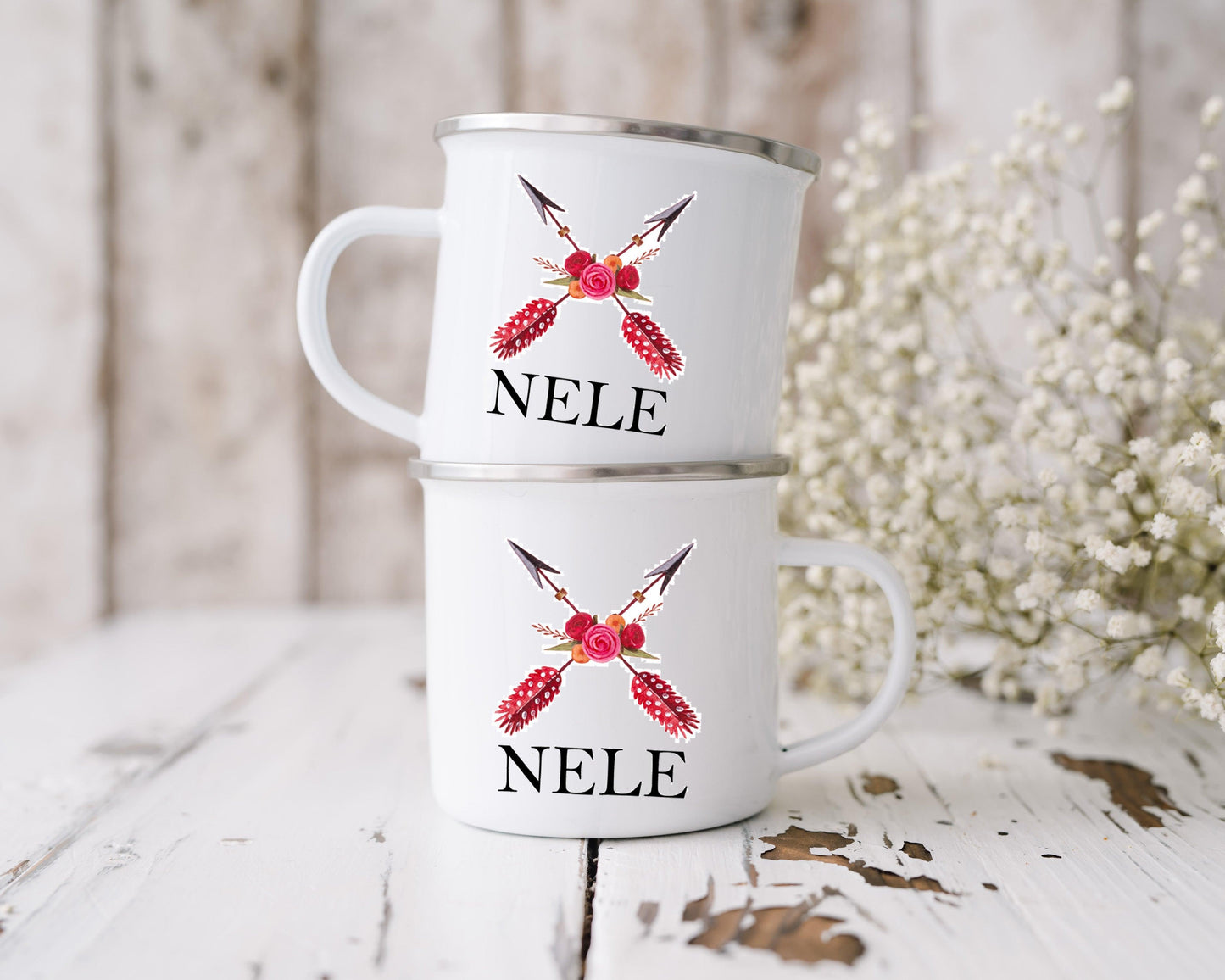 Emaille-Tasse - Geschenk beste Freundin