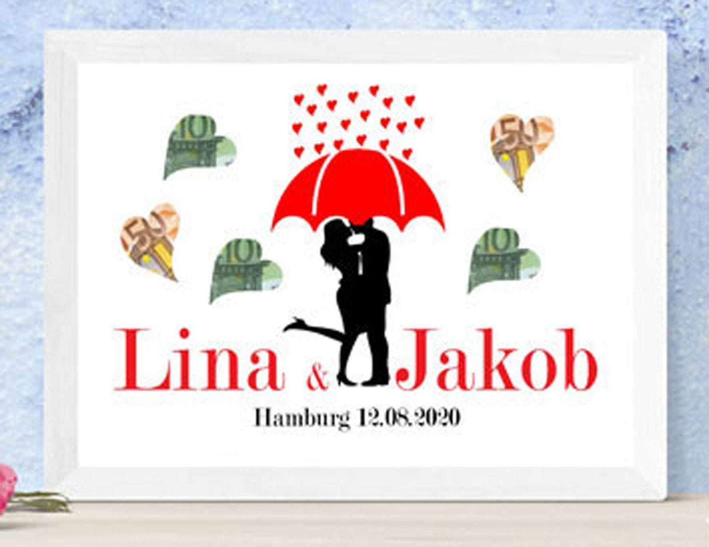 Geldgeschenke zur Hochzeit | perfekte Geschenkrahmen für Hochzeiten