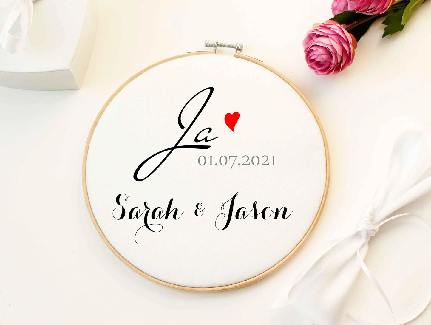 Geldgeschenke zur Hochzeit personalisiert mit Namen | Hochzeitsgeschenke für Brautpaar