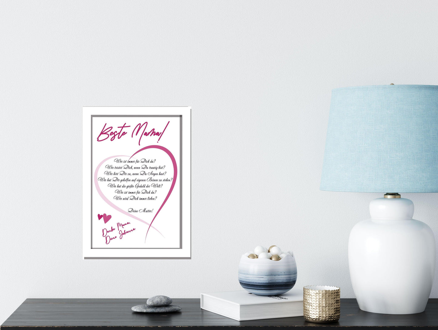 Geschenk Mama Mutter personalisiert - individuelles Geschenk zum Muttertag - Geburtstagsgeschenk