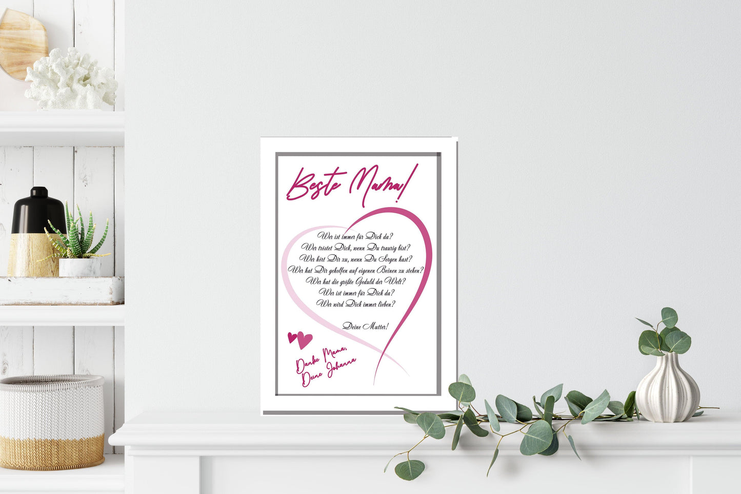 Geschenk Mama Mutter personalisiert - individuelles Geschenk zum Muttertag - Geburtstagsgeschenk