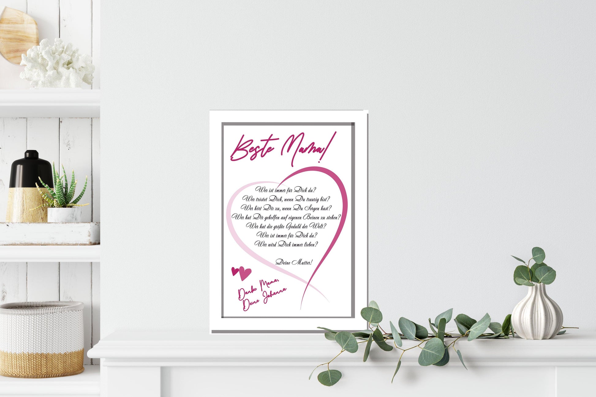 Geschenk Mama Mutter personalisiert - individuelles Geschenk zum Muttertag - Geburtstagsgeschenk