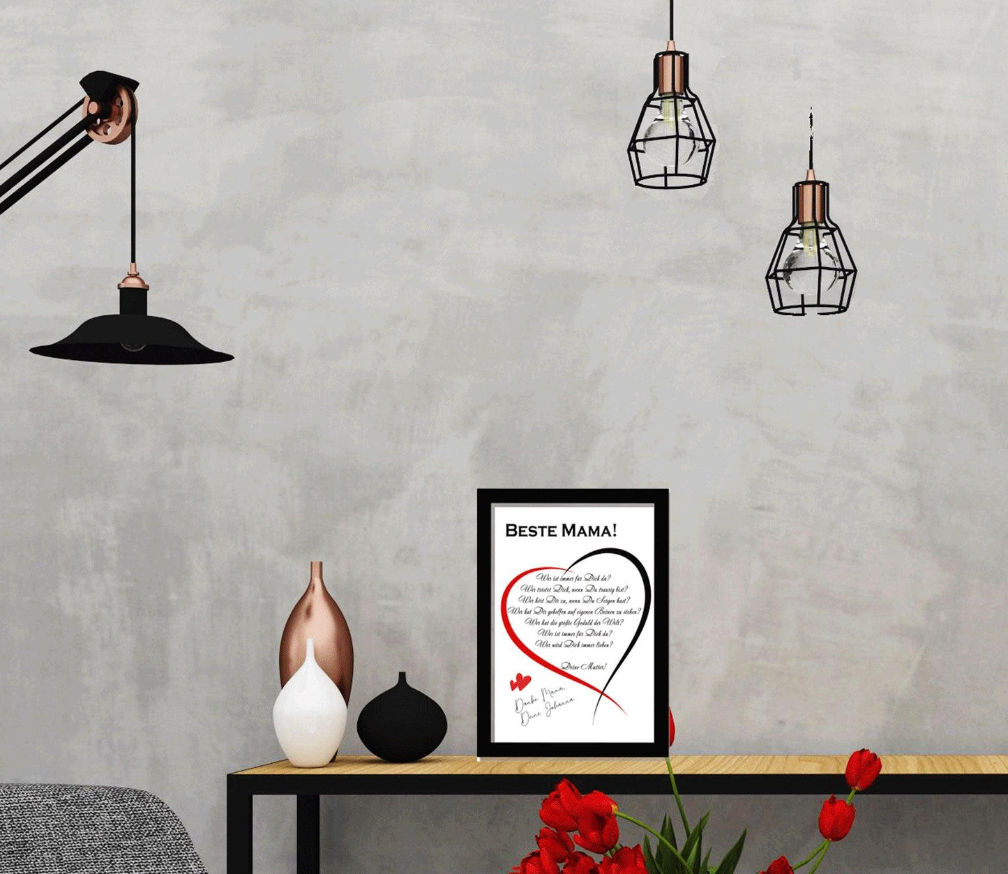 Muttertag Geschenk Mama individuell personalisiert - Geburtstagsgeschenk