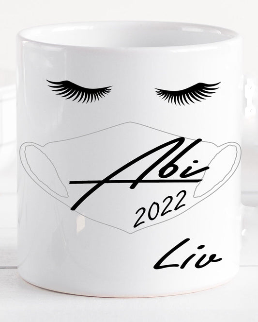 Geschenk Tasse zum Abitur - Geschenke für Abitur - Geschenk Idee bestandenes Abi 2024 - Tasse mit Namen