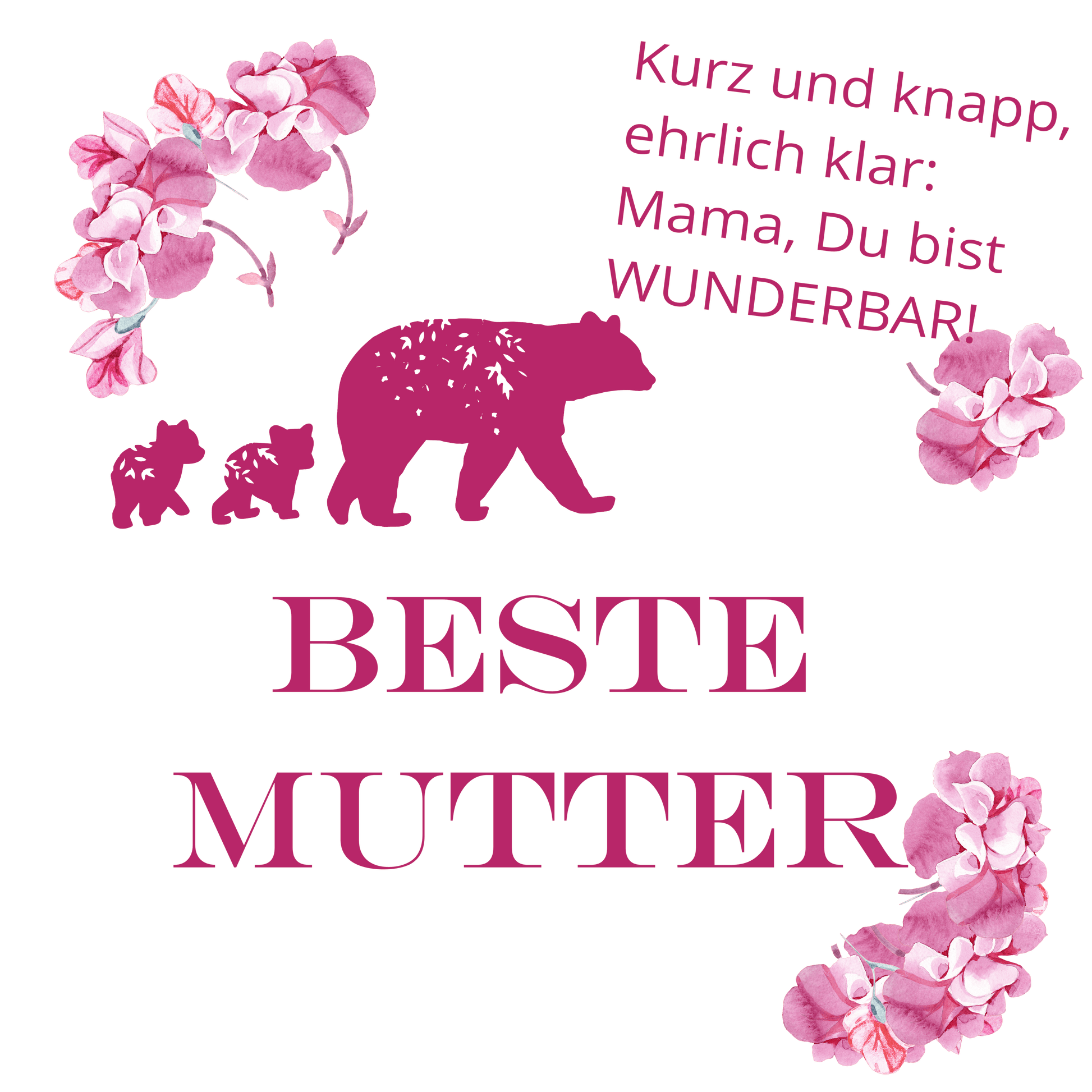 Geschenk Weihnachten Mama / Kissen-Bezug für die Allerbeste Welt-Beste Mama Schwiegermutter / von Tochter Sohn Geschwister Kinder