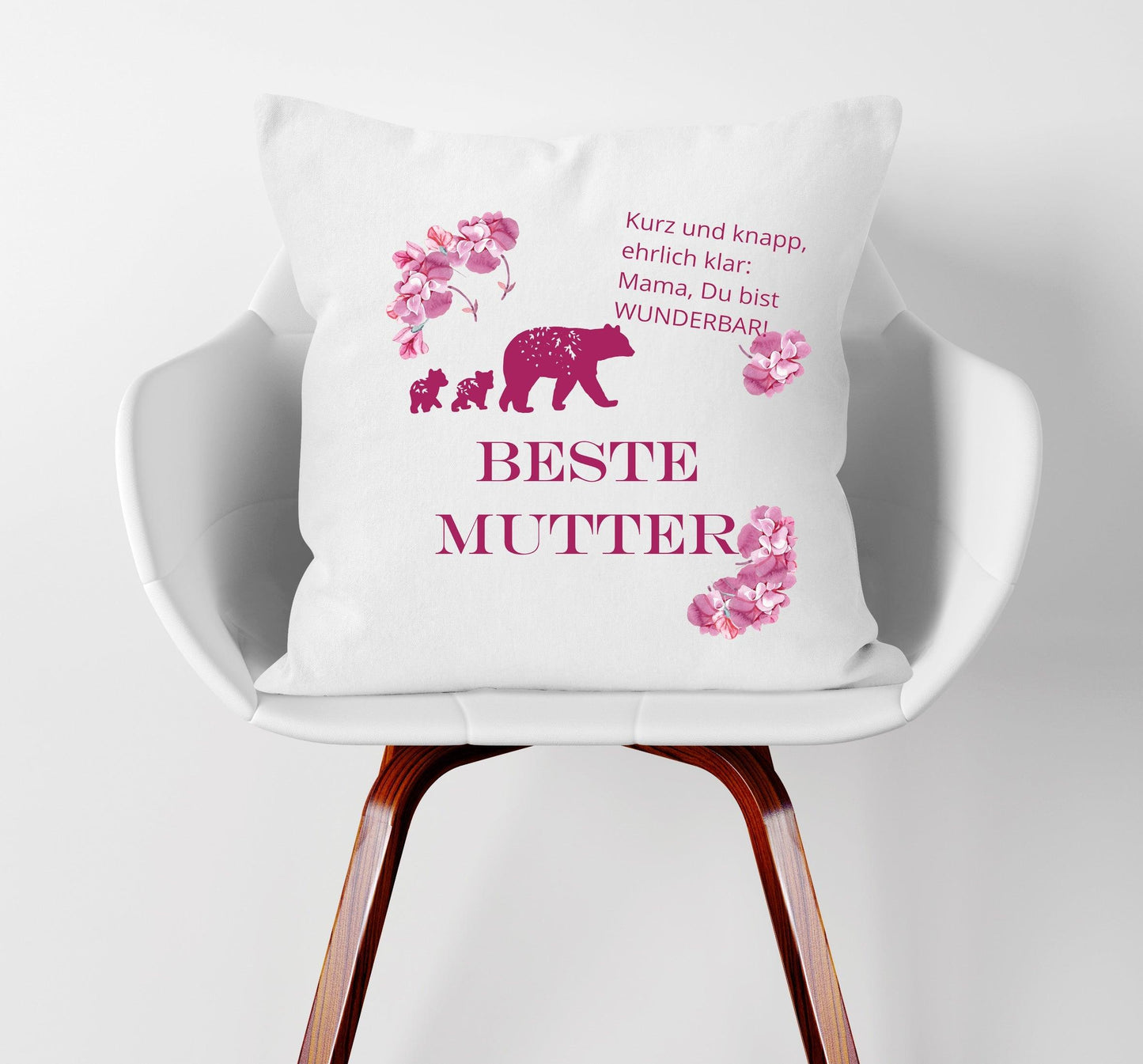 Geschenk Weihnachten Mama / Kissen-Bezug für die Allerbeste Welt-Beste Mama Schwiegermutter / von Tochter Sohn Geschwister Kinder