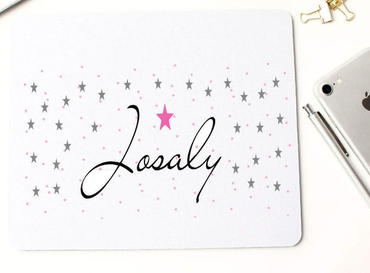 Personalisiertes Geschenk für Frauen/Mädchen - Mousepad mit Namen