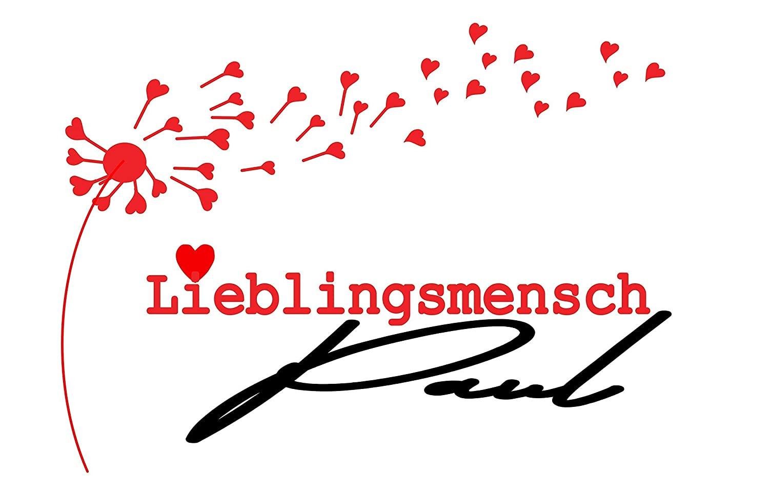 Geschenk für Frauen - Tasse Lieblingsmensch mit Namen Herz - Bürotasse - Kaffeetasse personalisiert