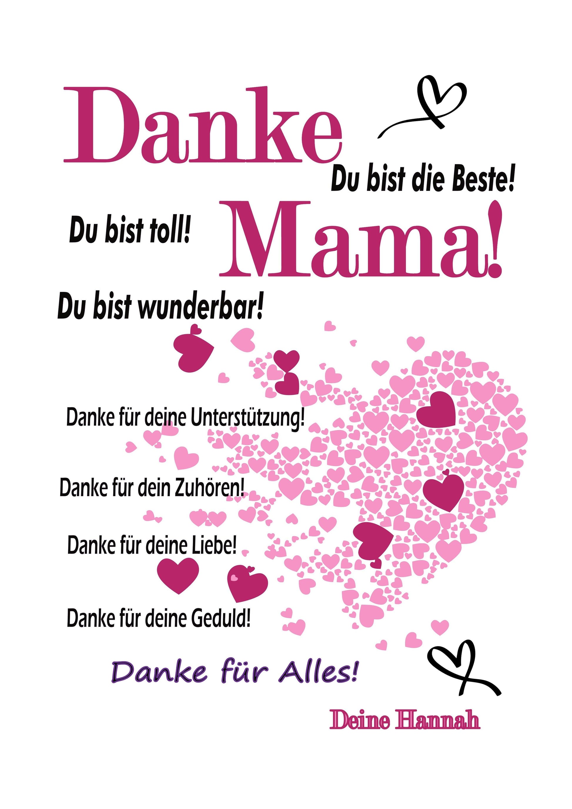 Geschenk beste Mama Mutter personalisiert Weihnachten