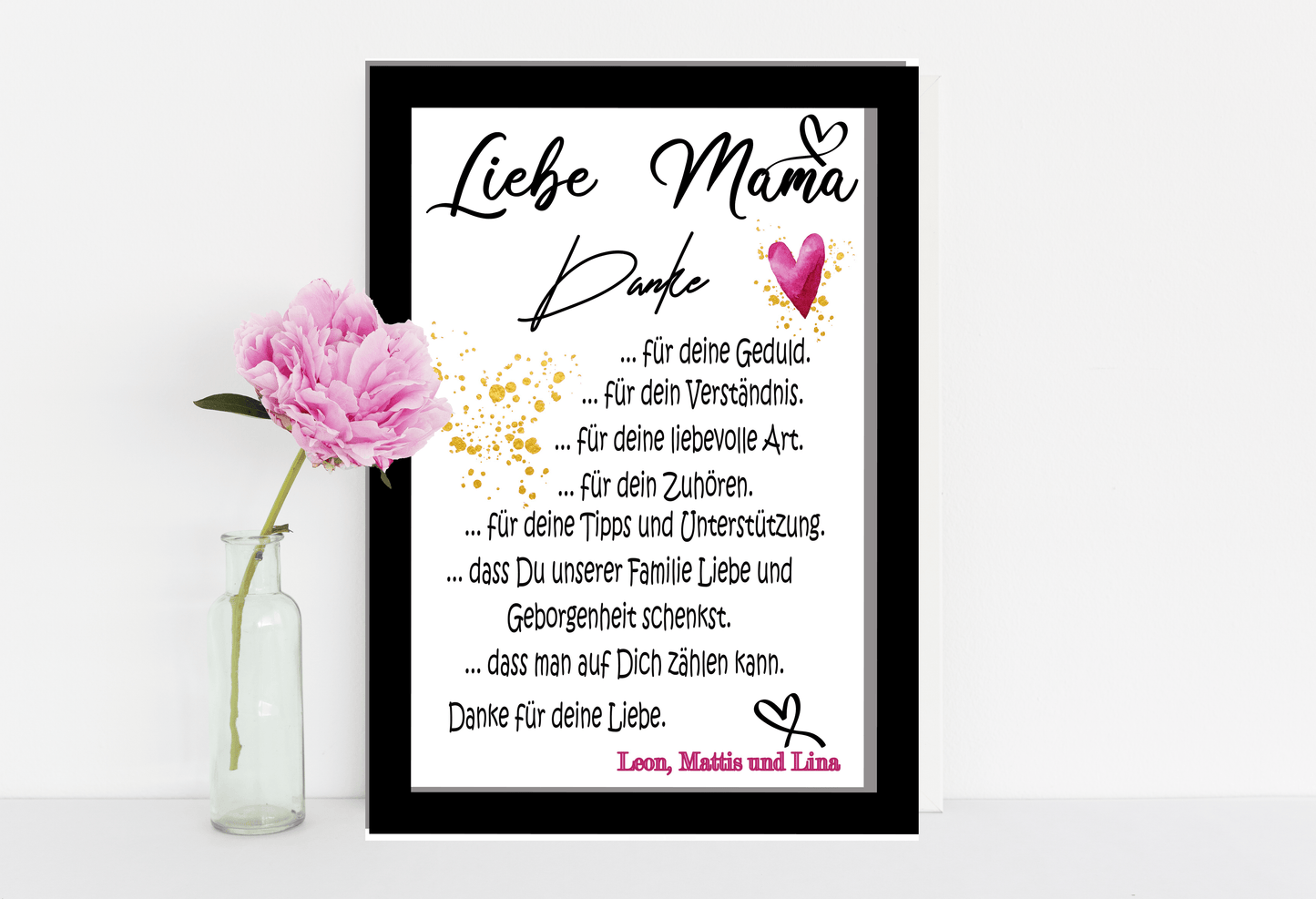 Muttertagsgeschenk personalisiert- Geschenk beste Mama