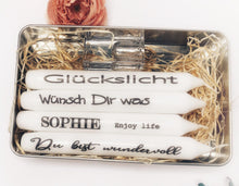 Lade das Bild in den Galerie-Viewer, Geschenke für Frauen zum Geburtstag - Geschenkbox mit personalisierter Kerze zarto
