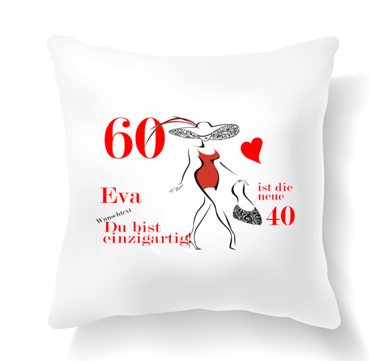 60 Geburtstag Frau Geschenk lustig -Geburtstagsgeschenk personalisiert