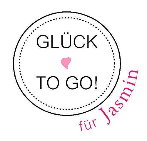 Glückstasse Tasse für Lieblingsmenschen mit Namen personalisiert als Geschenk für die beste Freundin