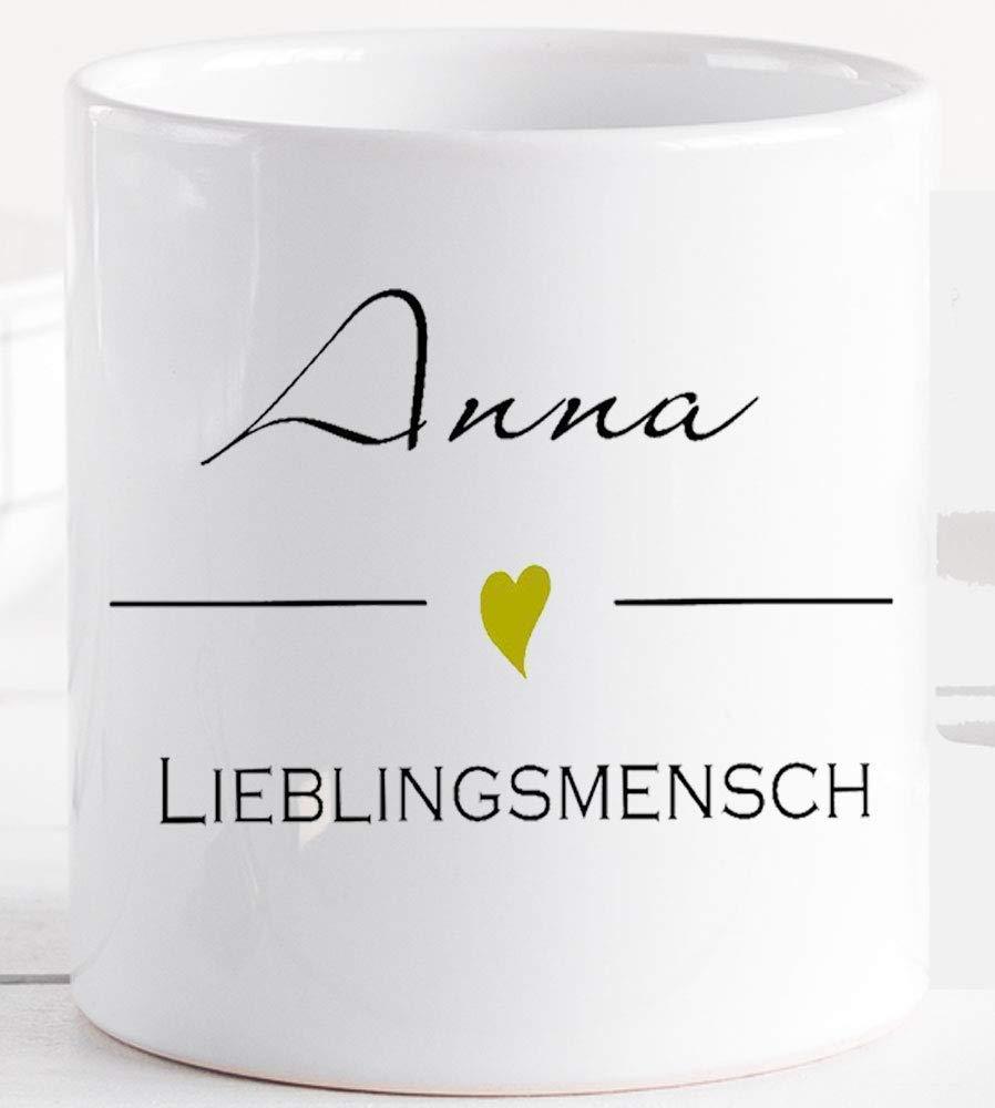 Lieblingsmensch Tasse - Geschenke für Freund Liebe - Tasse Kollegin - Becher mit Henkel als persönliches Geschenk