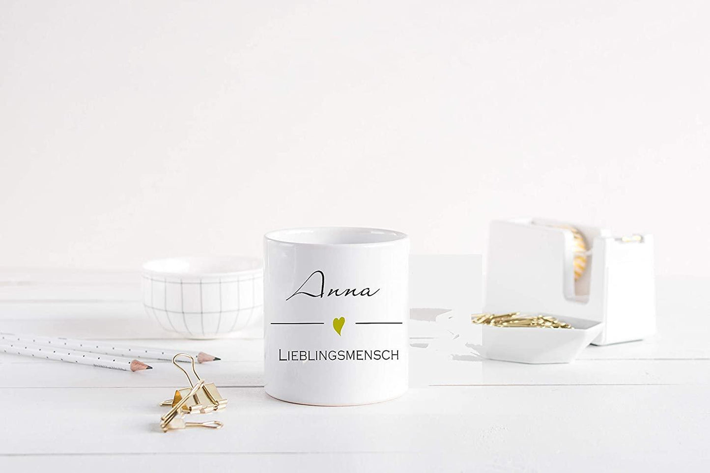 Lieblingsmensch Tasse - Geschenke für Freund Liebe - Tasse Kollegin - Becher mit Henkel als persönliches Geschenk