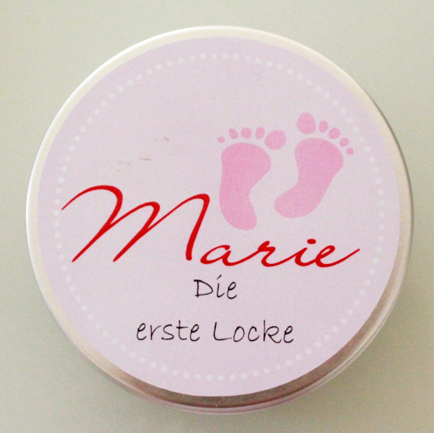 Lockendose als Baby Geschenk Mädchen personalisiert / Dein Geschenk zur Geburt/ 1. Geburtstag