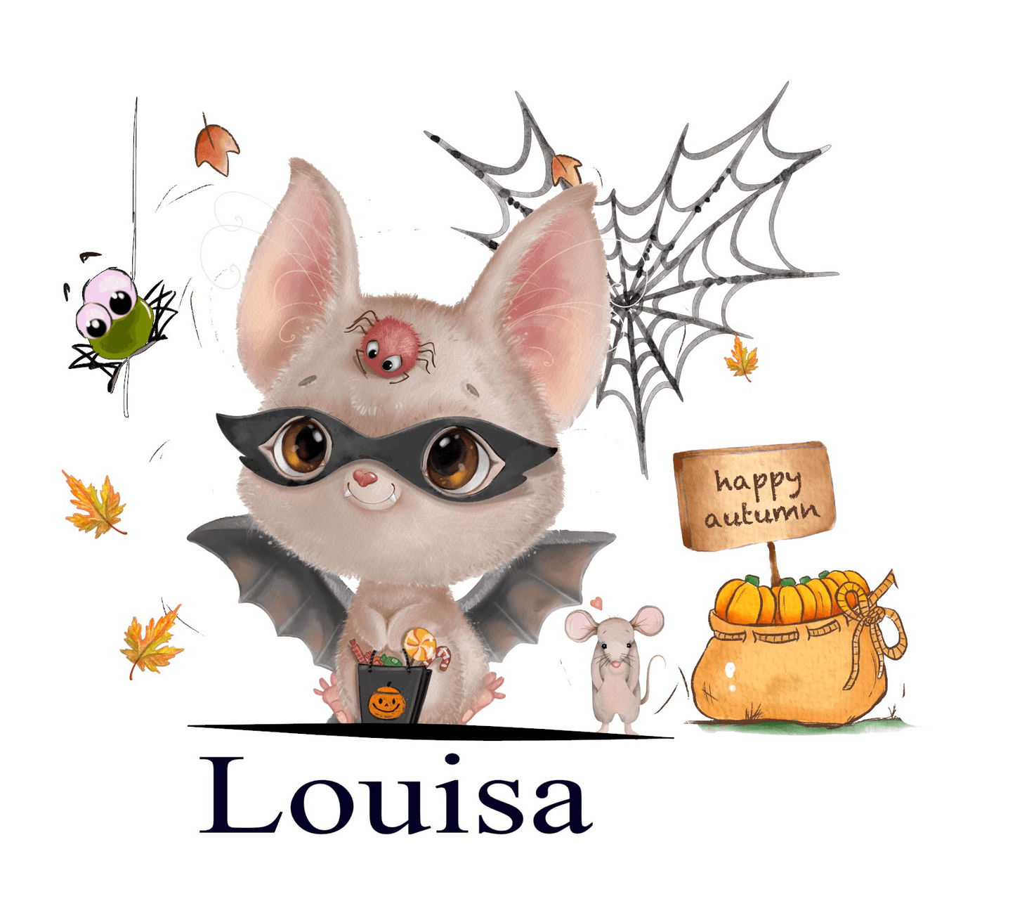 Lustige Halloween Tasse als kleines personalisiertes Geschenk für Kinder