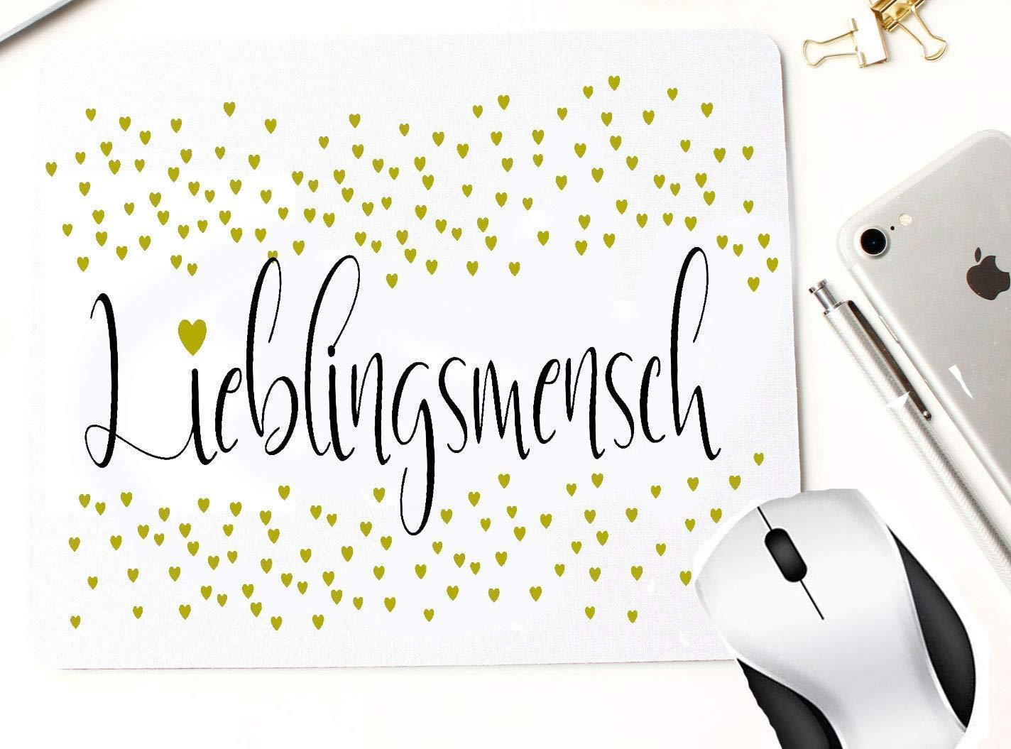Geschenk Lieblingsmensch - Mousepad Mauspad für die beste Freundin/Kollegin
