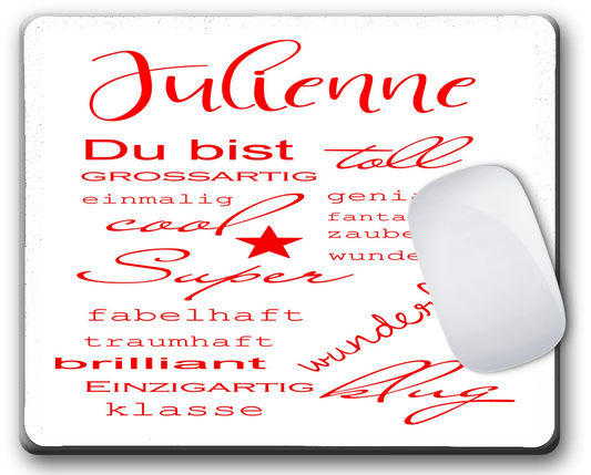 Personalisiertes Mousepad als Geschenk für die beste Freundin Lieblingsmenschen