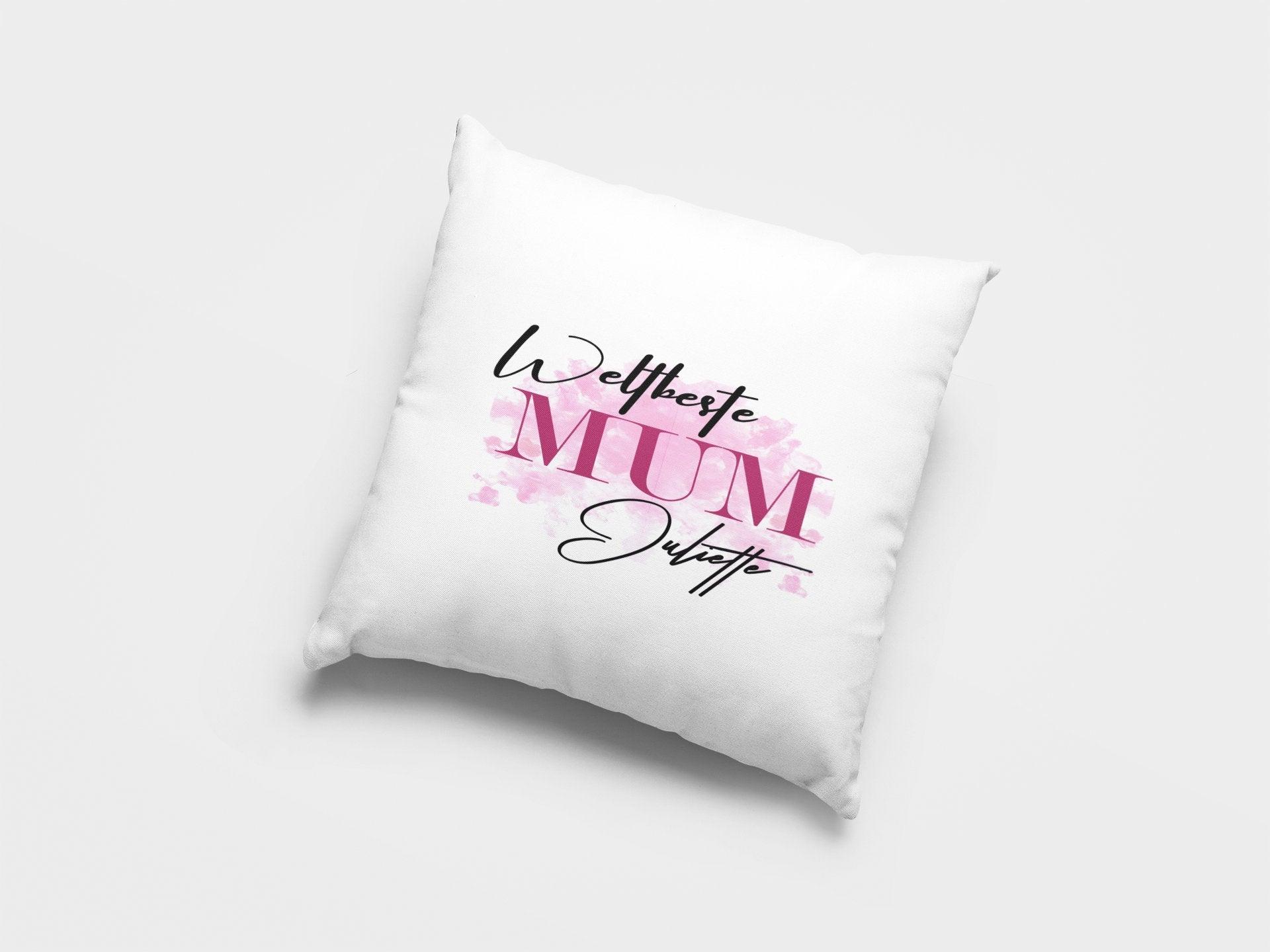 Muttertagsgeschenk Idee Geschenk Muttertag Personalisierte GESCHENKIDEE Kissen beste Mama  / persönliches Geburtstagsgeschenk Mutter