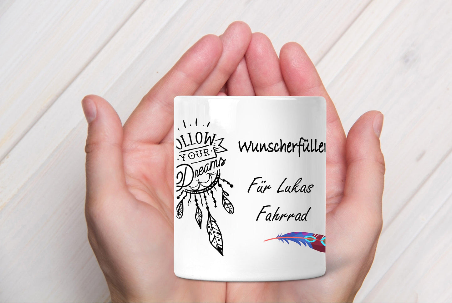 Spardose als Wunscherfüller für Kinder Teenager Jugendliche Jungen & Mädchen personalisiert mit Namen als Geld-Geschenk-Idee