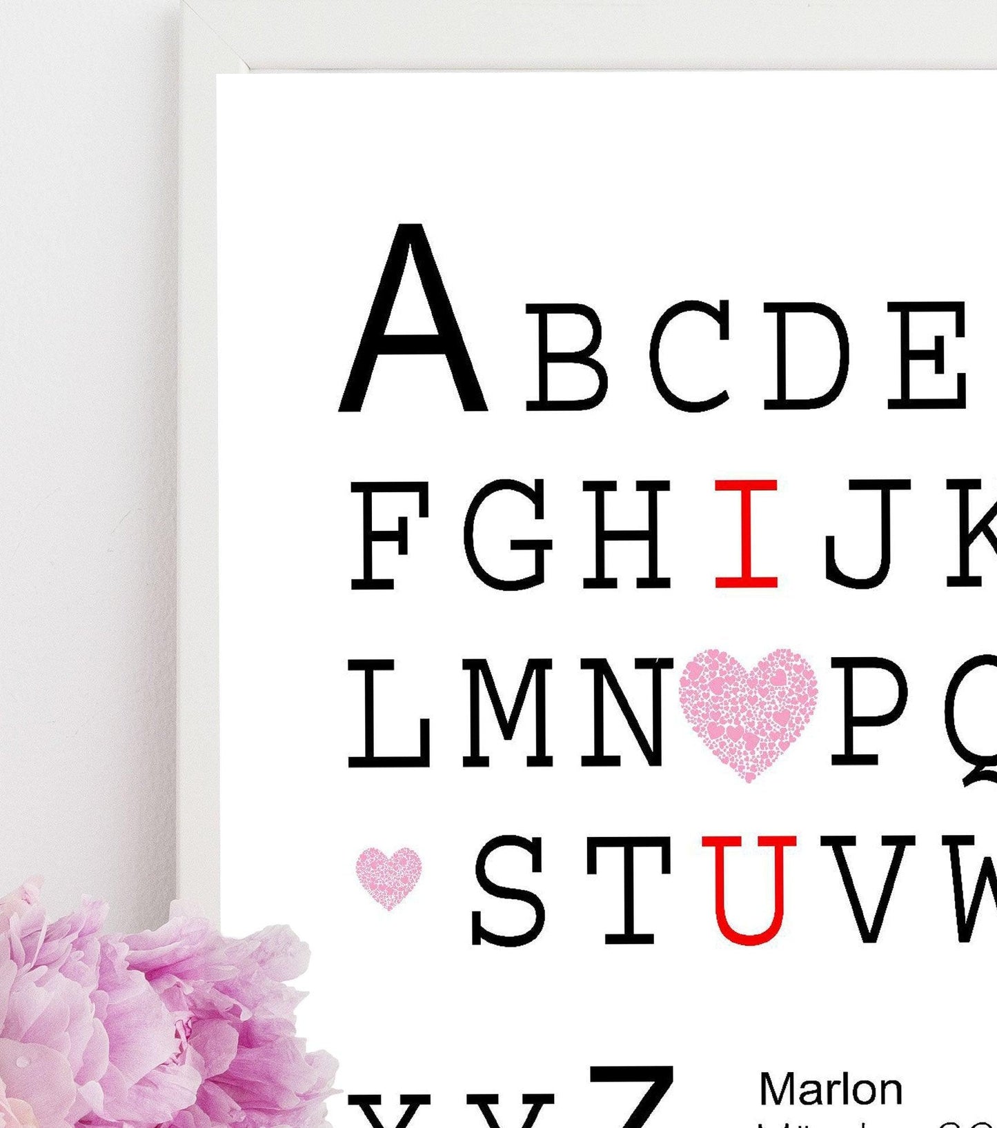 Valentinstag Geschenk personalisiert für Männer Freund /Valentinstagsgeschenk Freundschaft Poster Bild / Geburtstag Geburtstagsgeschenk