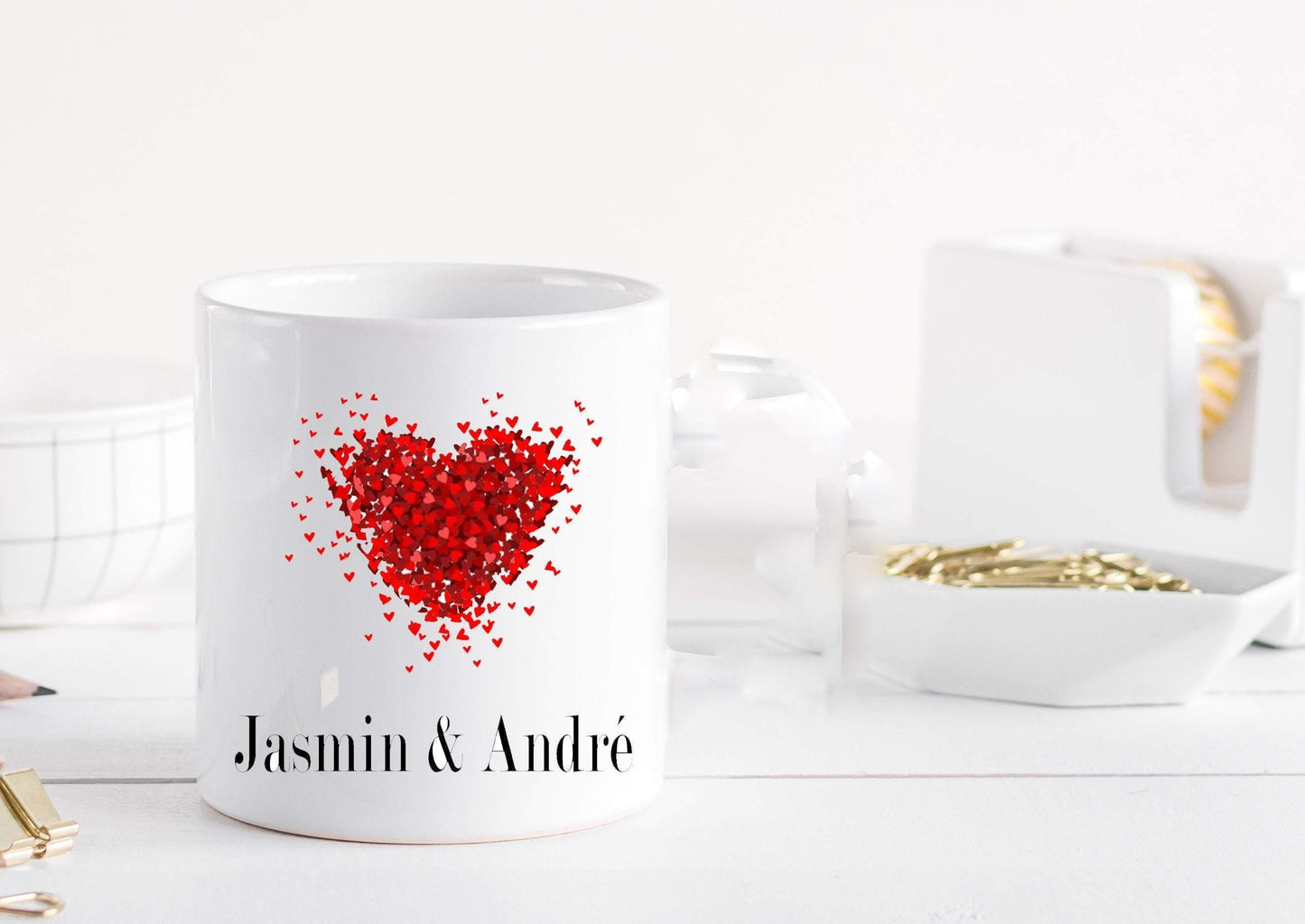 Valentinstag Geschenk personalisiert für SIE IHN / Tasse beste Freundin Freundschaft Liebe Geburtstag/ Geschenkidee Männer Ehemann