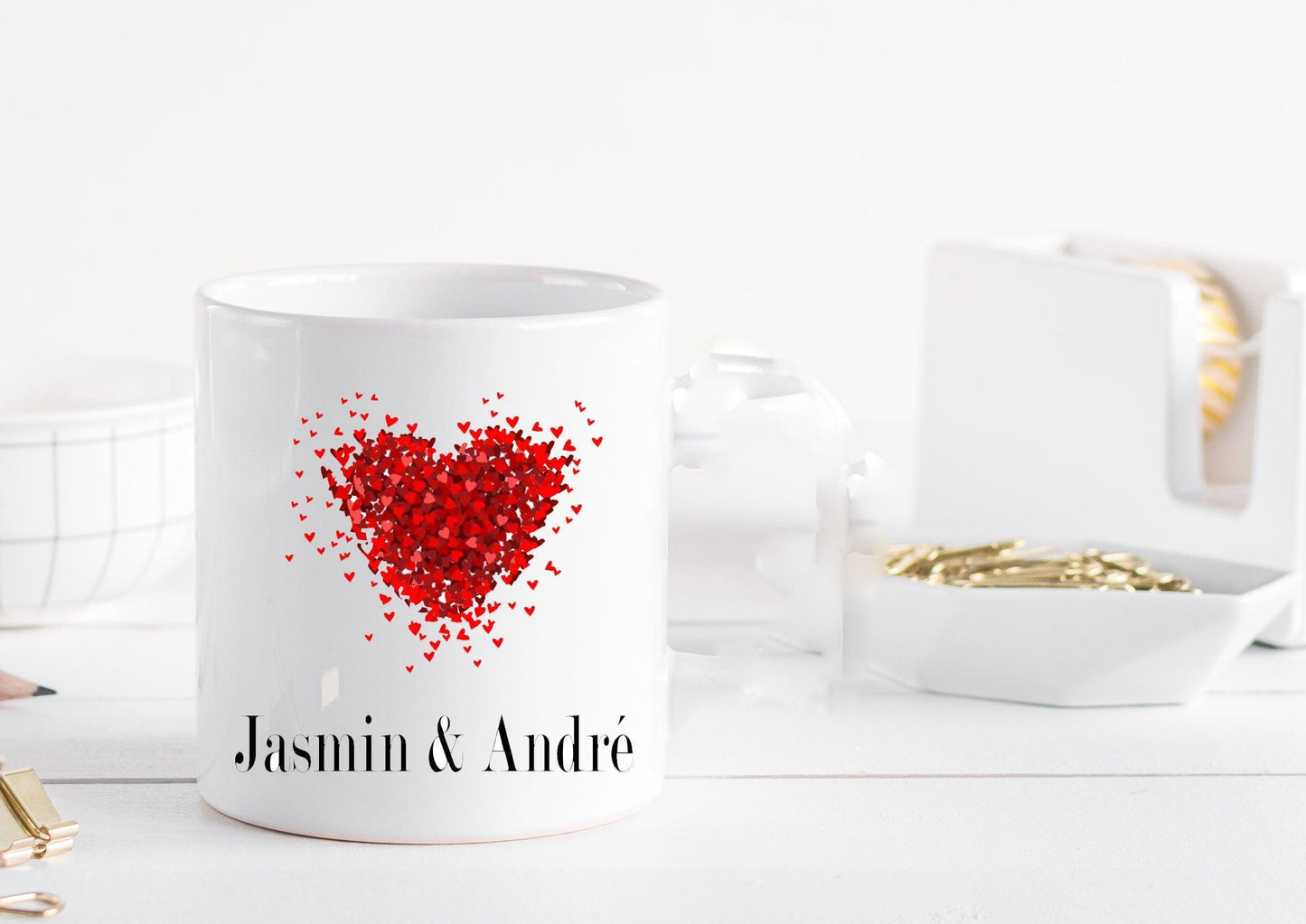 Valentinstag Geschenk personalisiert für SIE IHN / Tasse beste Freundin Freundschaft Liebe Geburtstag/ Geschenkidee Männer Ehemann