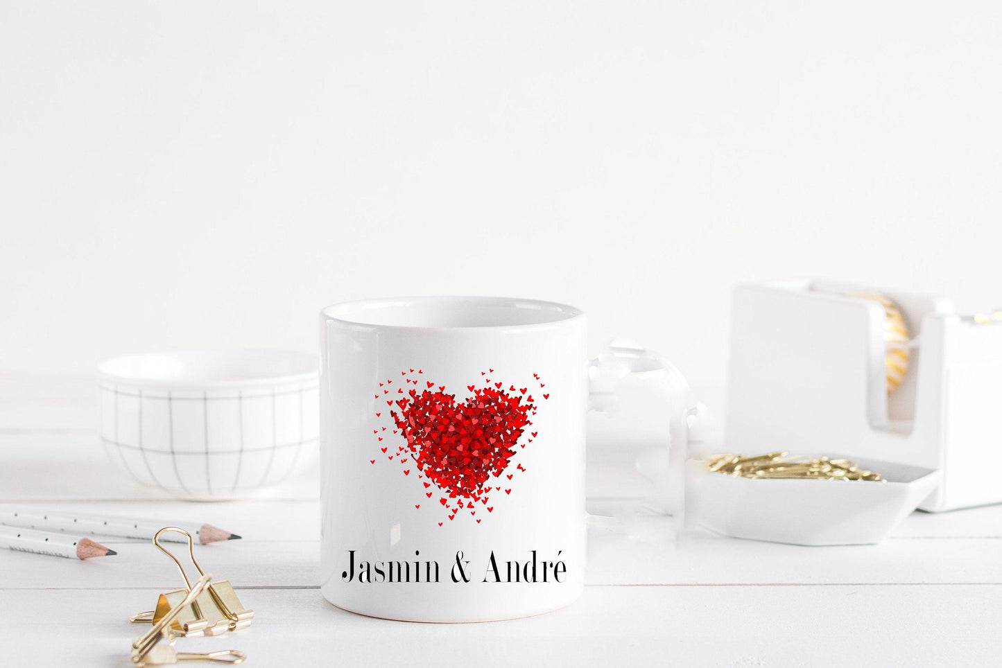 Valentinstag Geschenk personalisiert für SIE IHN / Tasse beste Freundin Freundschaft Liebe Geburtstag/ Geschenkidee Männer Ehemann