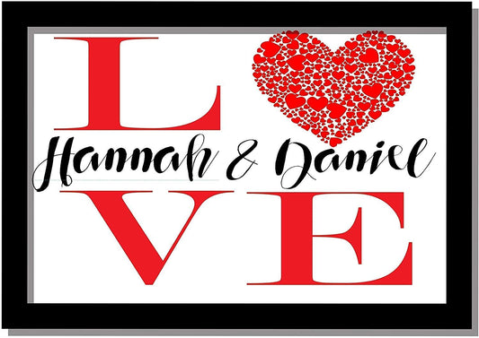 Valentinstag Geschenke 2022 Männer - Bild Bilderrahmen Poster für Sie Ihn